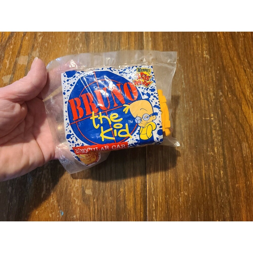 Bruno the Kid Wendy's Kids Meal Toy Vintage 1997 Sealed
